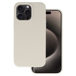 Viedtālruņa aizmugurējais vāciņš Apple iPhone 15 Pro Silicone Lite Grey