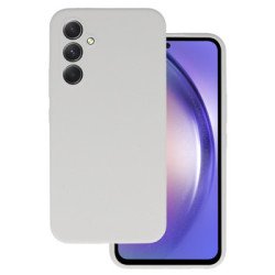 Viedtālruņa aizmugurējais vāciņš Samsung Galaxy S22 Silicone Lite White Titanium
