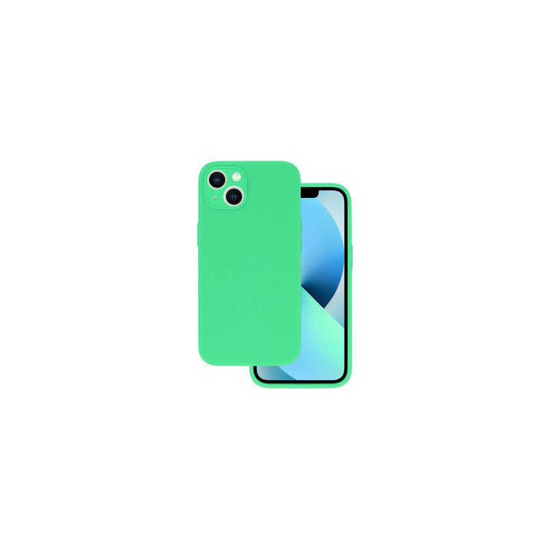 Viedtālruņa aizmugurējais vāciņš Samsung Galaxy A02S Silicone Lite Mint