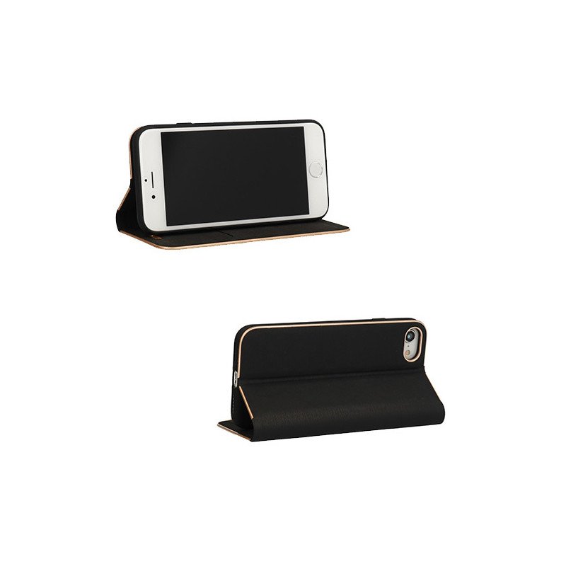 Viedtālruņa atveramais maciņš Samsung Galaxy S21 FE Book Case With Frame Vennus Black