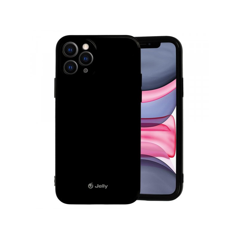 Viedtālruņa aizmugurējais vāciņš Samsung Galaxy A32 Jelly Black