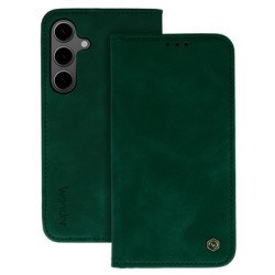 Viedtālruņa atveramais maciņš Samsung Galaxy S25 Smart Case Green