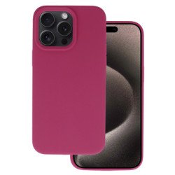 Viedtālruņa aizmugurējais vāciņš Apple iPhone 16 Pro Max Silicone Lite Maroon