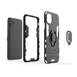 Viedtālruņa aizmugurējais vāciņš Apple iPhone 13 Ring Armor Black