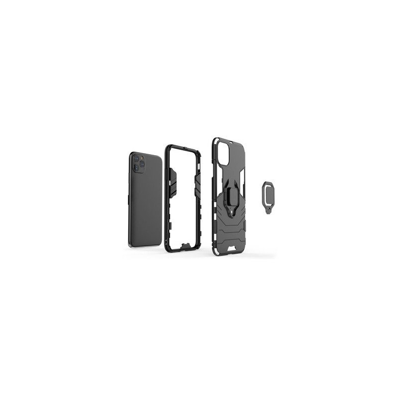 Viedtālruņa aizmugurējais vāciņš Apple iPhone 13 Ring Armor Black