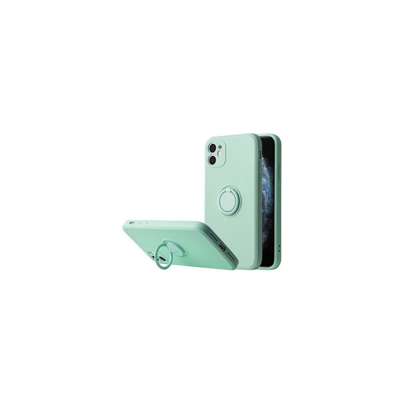 Viedtālruņa aizmugurējais vāciņš Samsung Galaxy A32 Silicone Ring Mint