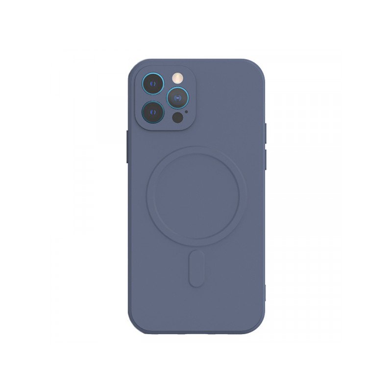 Viedtālruņa aizmugurējais vāciņš Apple iPhone 13 Mini MagSilicone Blue