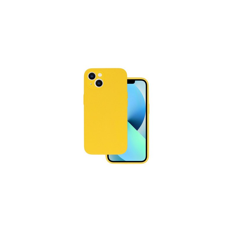 Viedtālruņa aizmugurējais vāciņš Samsung Galaxy S22 Plus Silicone Lite Yellow