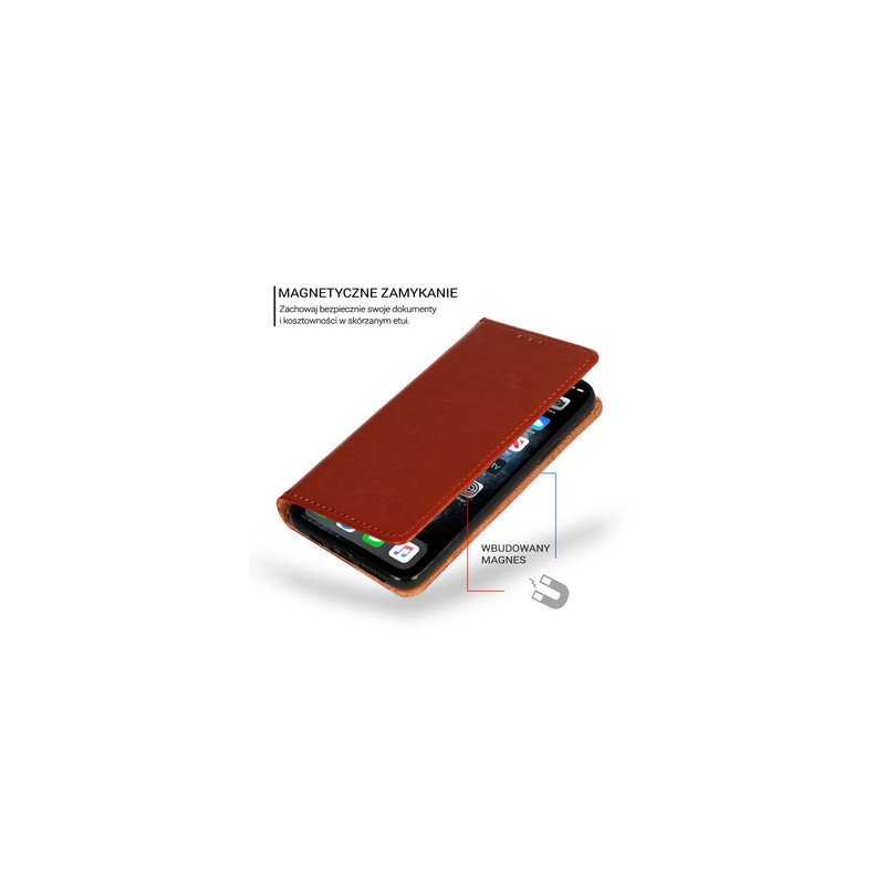 Viedtālruņa atveramais maciņš Xiaomi Redmi Note 11T 5G Book Special Brown