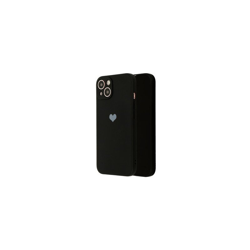 Viedtālruņa aizmugurējais vāciņš Samsung Galaxy A33 5G Silicone Heart Black