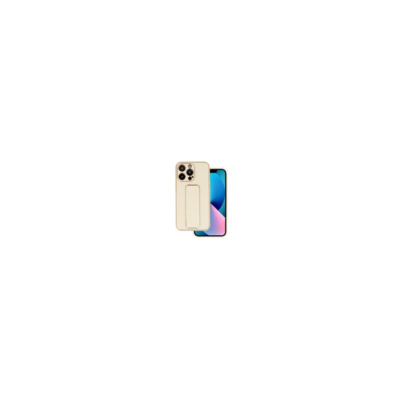 Viedtālruņa aizmugurējais vāciņš Samsung Galaxy S22 Ultra Luxury Stand Gold