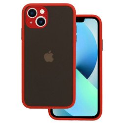 Viedtālruņa aizmugurējais vāciņš Xiaomi Redmi 10C Color Button Bumper Red, Transparent
