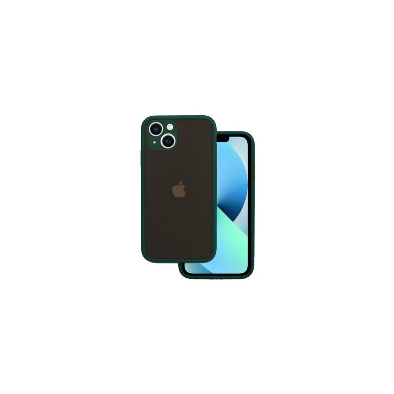 Viedtālruņa aizmugurējais vāciņš Xiaomi Redmi 10C Color Button Bumper Green, Transparent