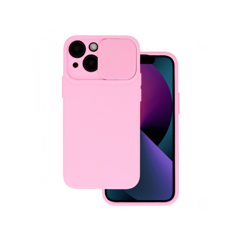 Viedtālruņa aizmugurējais vāciņš Apple iPhone 12 Camshield Light Pink