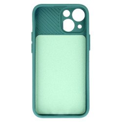 Viedtālruņa aizmugurējais vāciņš Samsung Galaxy S21 FE Camshield Dark Green