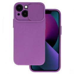 Viedtālruņa aizmugurējais vāciņš Apple iPhone 14 Camshield Purple