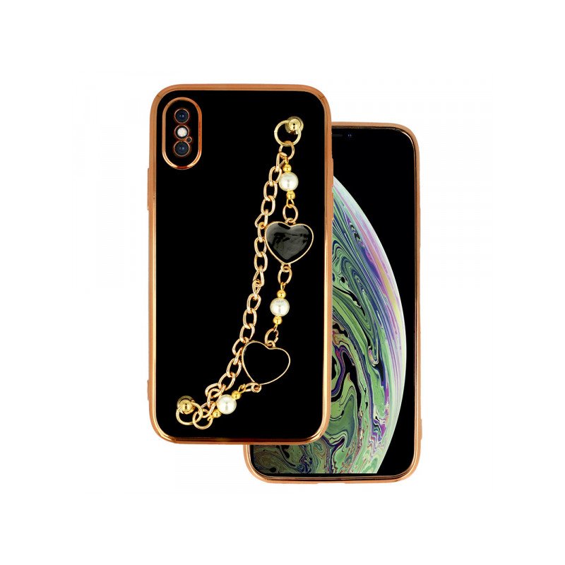 Viedtālruņa aizmugurējais vāciņš Apple iPhone XR Trend design 3 Black