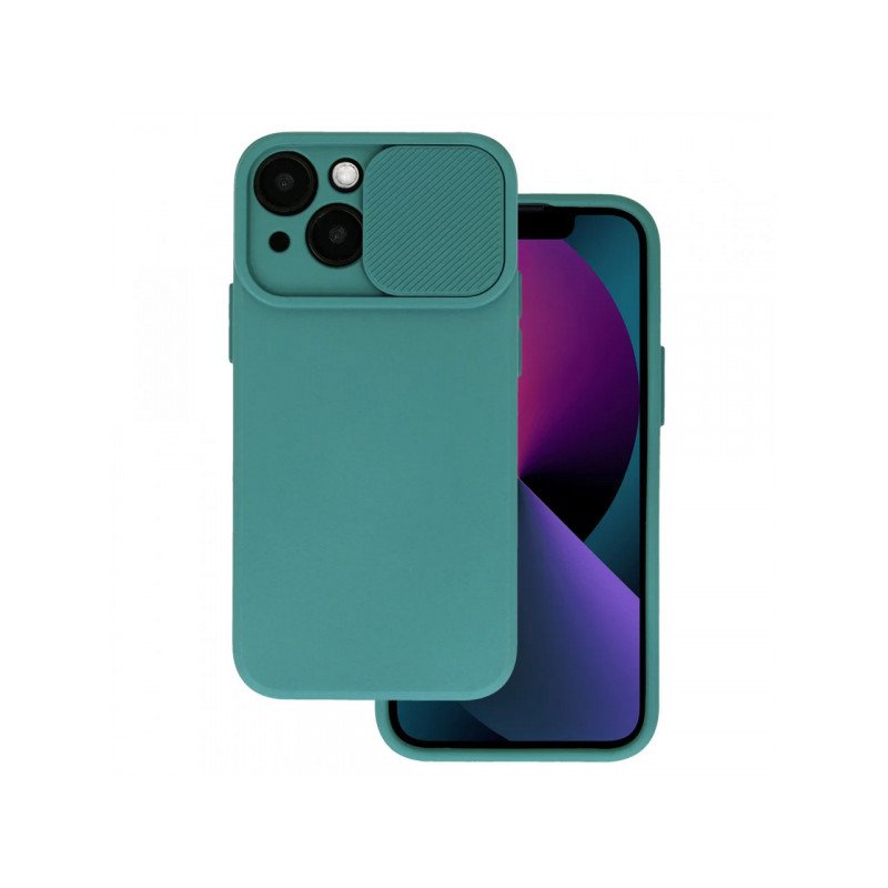 Viedtālruņa aizmugurējais vāciņš Samsung Galaxy A14 5G Camshield Dark Green