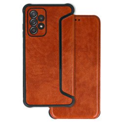 Viedtālruņa atveramais maciņš Samsung Galaxy A53 5G Leather Brown