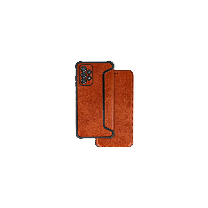 Viedtālruņa atveramais maciņš Samsung Galaxy A53 5G Leather Brown