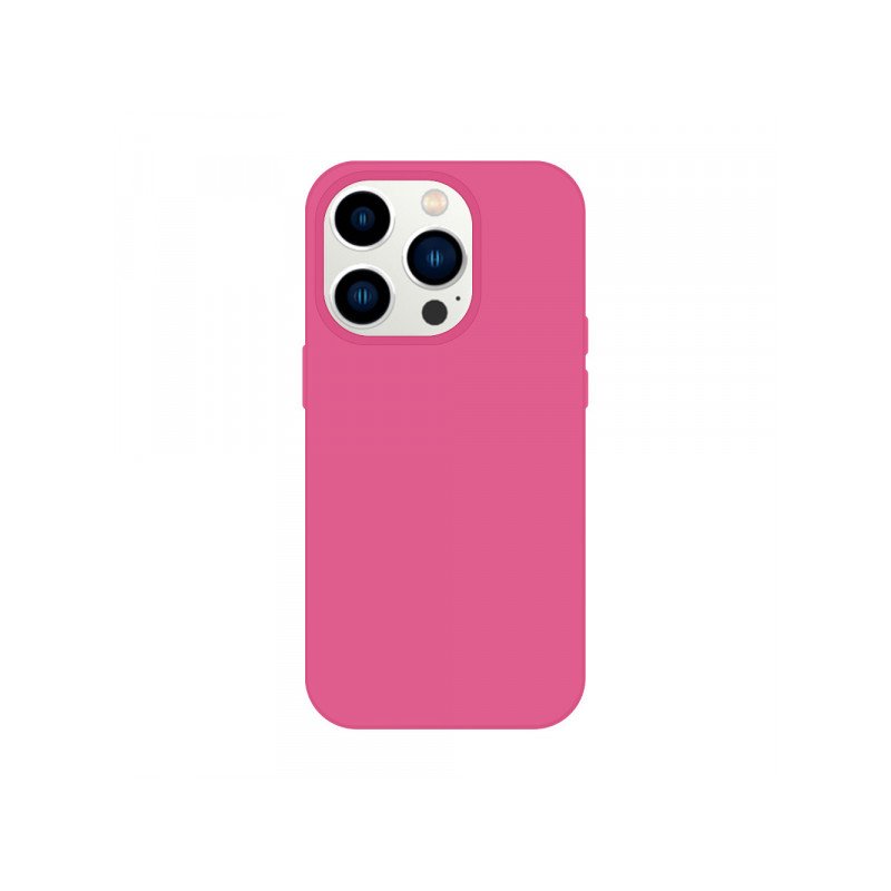 Viedtālruņa aizmugurējais vāciņš Apple iPhone 14 Pro Silicone Premium Bright Pink