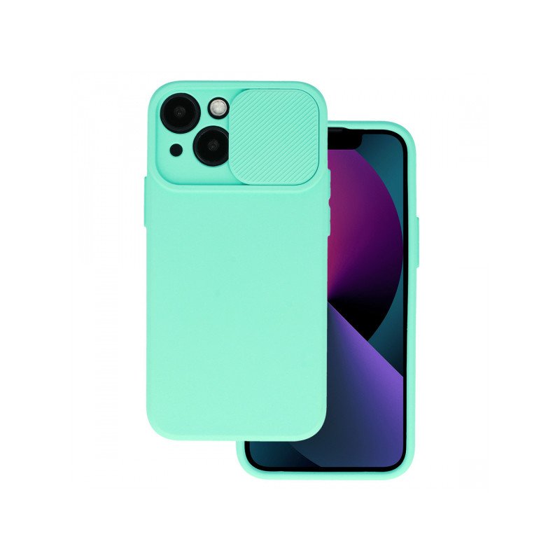 Viedtālruņa aizmugurējais vāciņš Apple Iphone 15 Plus Camshield Mint