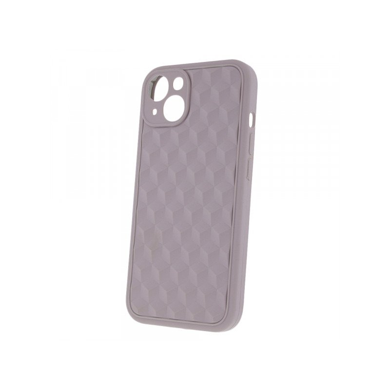 Viedtālruņa aizmugurējais vāciņš Apple iPhone 13 3D Cube Light Violet