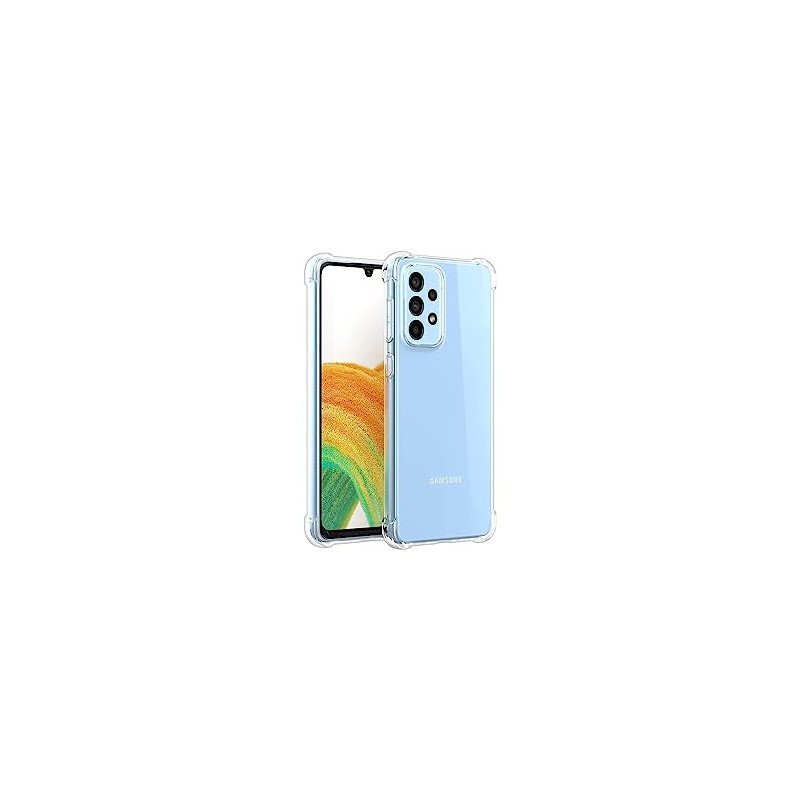 Viedtālruņa aizmugurējais vāciņš Samsung Galaxy A23 5G Silicon 2mm Transparent