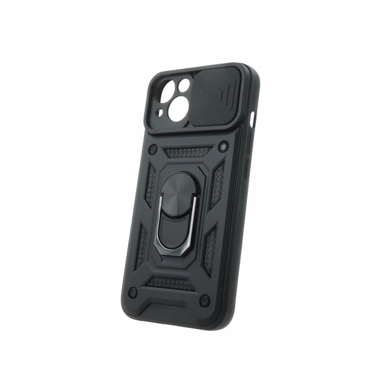 Viedtālruņa aizmugurējais vāciņš Apple iPhone 14 Defender slide Black