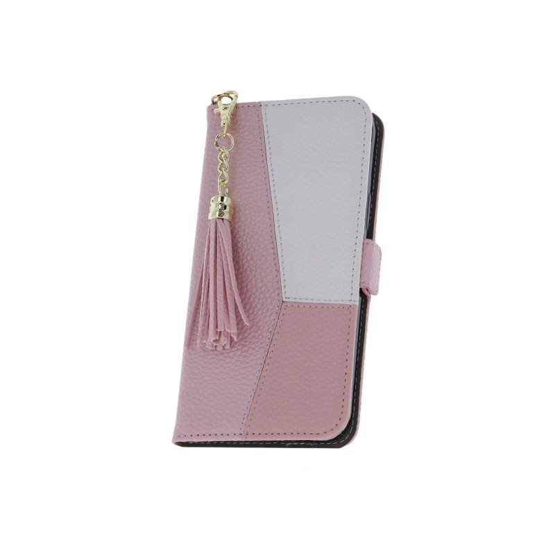 Viedtālruņa atveramais maciņš Samsung Galaxy S22 Charms Pink, With Design