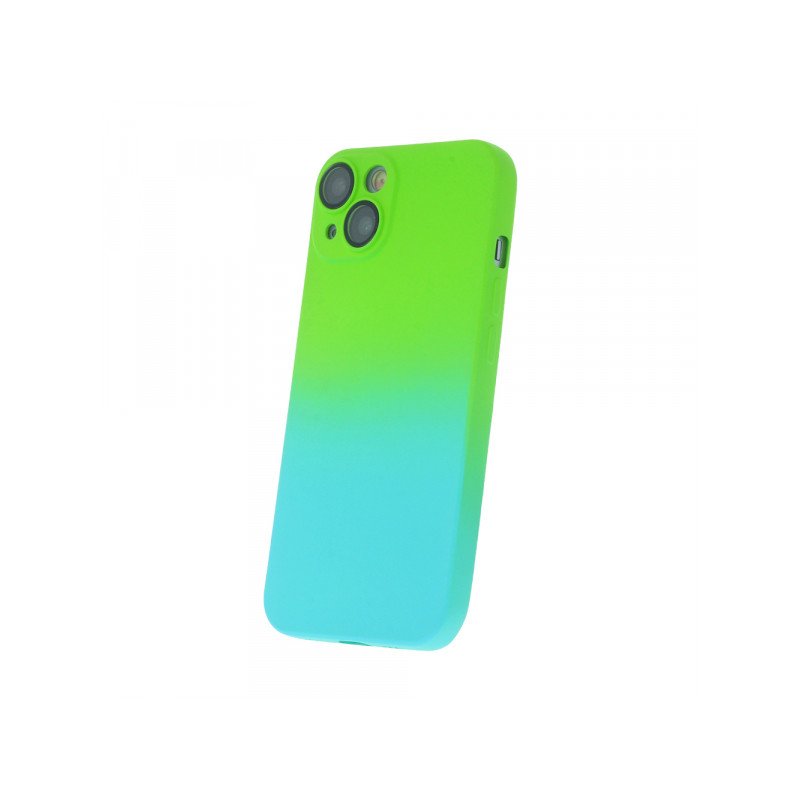 Viedtālruņa aizmugurējais vāciņš Samsung Galaxy A14 5G Ultra Trendy Neogradient 3 Light Blue, Green