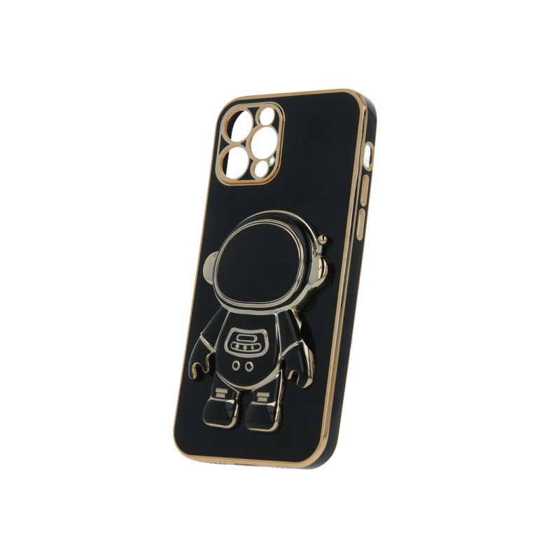 Viedtālruņa aizmugurējais vāciņš Apple iPhone 7 / 8 / SE 20 / SE 22 Astronaut case Black