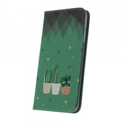 Viedtālruņa atveramais maciņš Xiaomi Redmi 12C Smart Trendy Cactus 2 Green, With Design