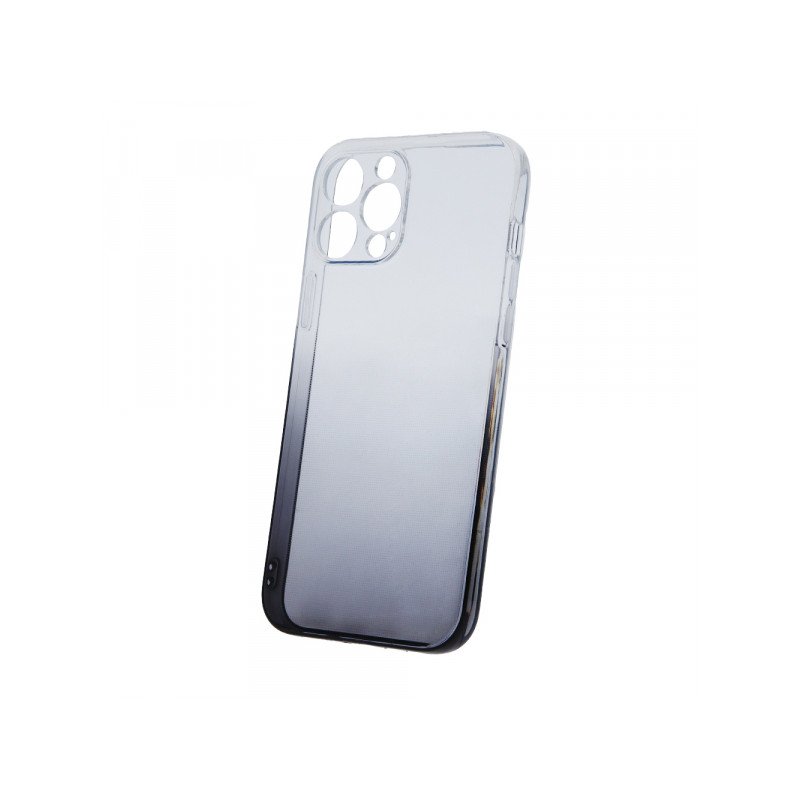 Viedtālruņa aizmugurējais vāciņš Apple iPhone 15 Pro Max Gradient 2mm Grey, Transparent