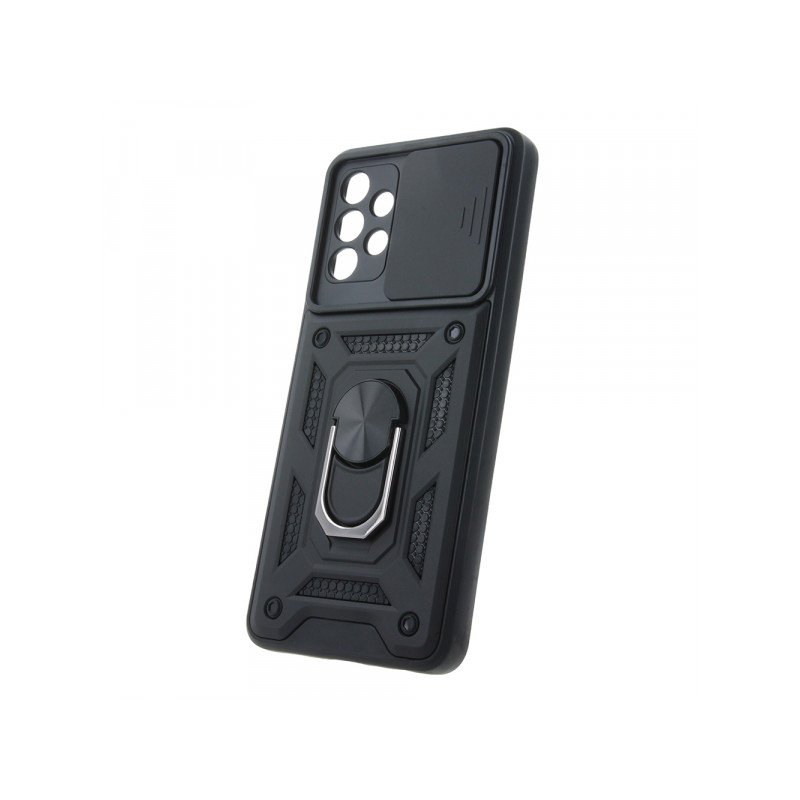 Viedtālruņa aizmugurējais vāciņš Apple Iphone 15 Defender slide Black
