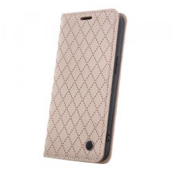 Viedtālruņa atveramais maciņš Xiaomi Redmi 12C Smart Caro Beige