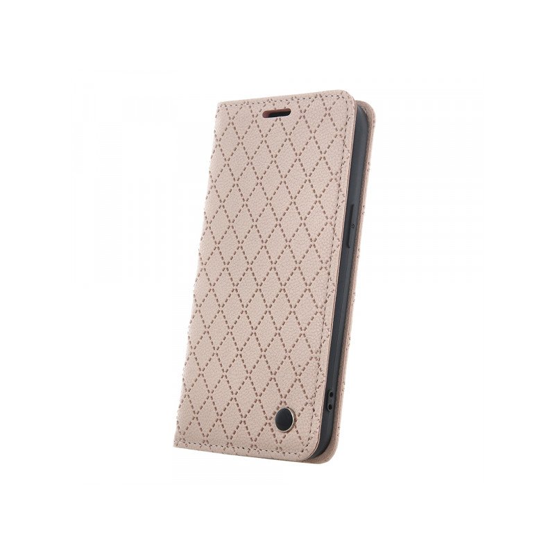 Viedtālruņa atveramais maciņš Xiaomi Redmi 12C Smart Caro Beige