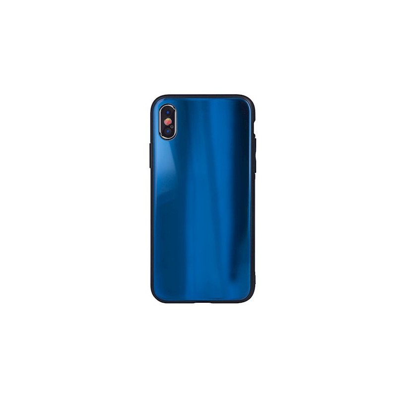 Viedtālruņa aizmugurējais vāciņš Apple iPhone X/XS Aurora Dark Blue