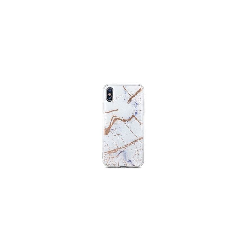 Viedtālruņa aizmugurējais vāciņš Samsung Galaxy S10E Marmur White, With Design