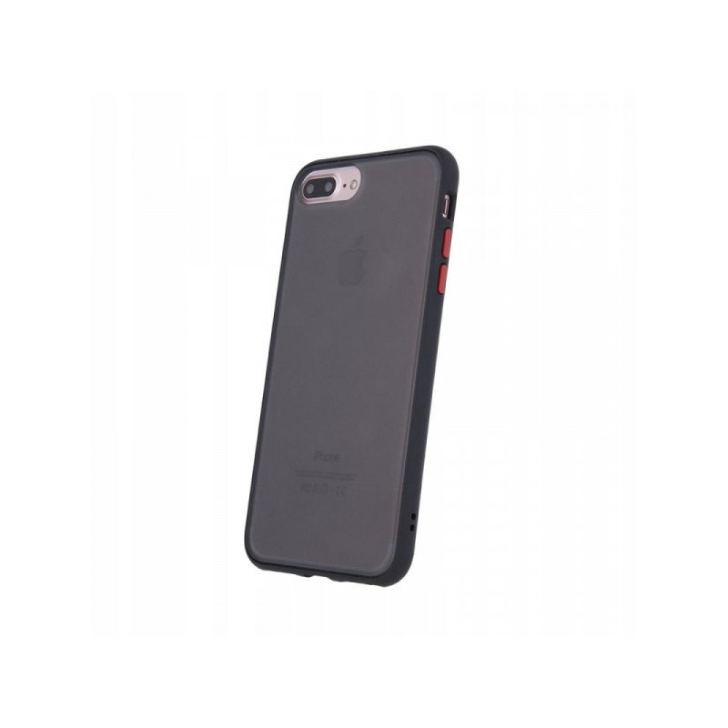 Viedtālruņa aizmugurējais vāciņš Samsung Galaxy A10 Colored Buttons Black, Transparent