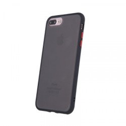 Viedtālruņa aizmugurējais vāciņš Xiaomi Redmi 7 Colored Buttons Black, Transparent
