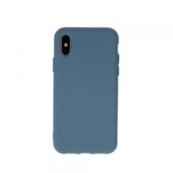 Viedtālruņa aizmugurējais vāciņš Apple iPhone 11 Silicon Blue, Grey