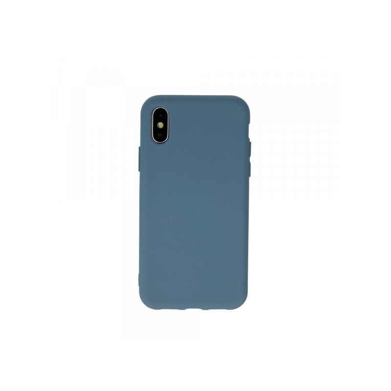 Viedtālruņa aizmugurējais vāciņš Apple iPhone 11 Silicon Blue, Grey