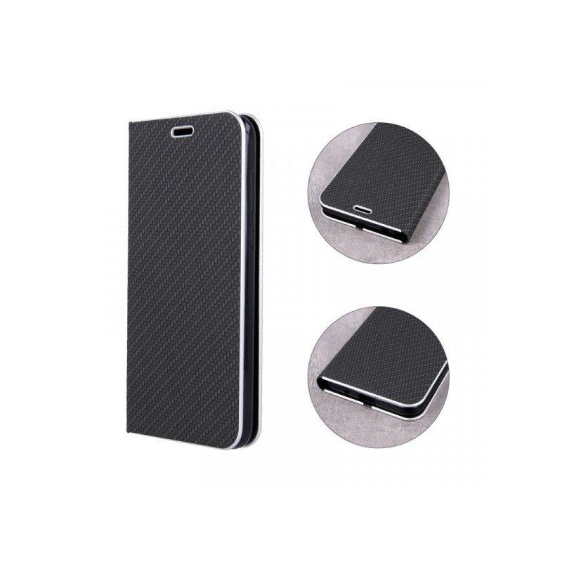 Viedtālruņa atveramais maciņš Huawei Y5 2019 Carbon Smart Black