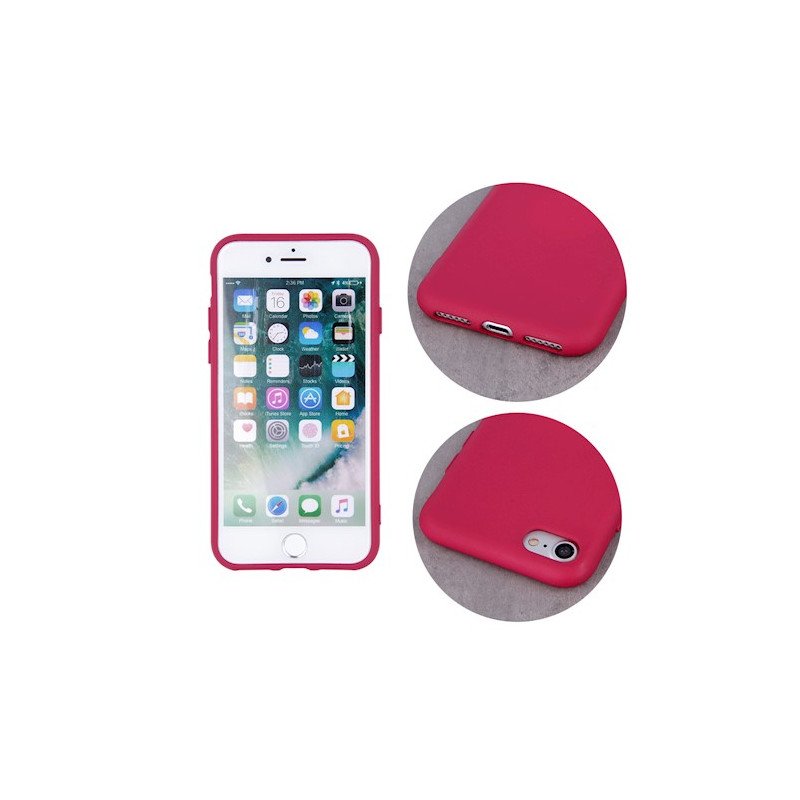 Viedtālruņa aizmugurējais vāciņš Xiaomi Redmi 9A / 9AT / 9i Silicon Maroon