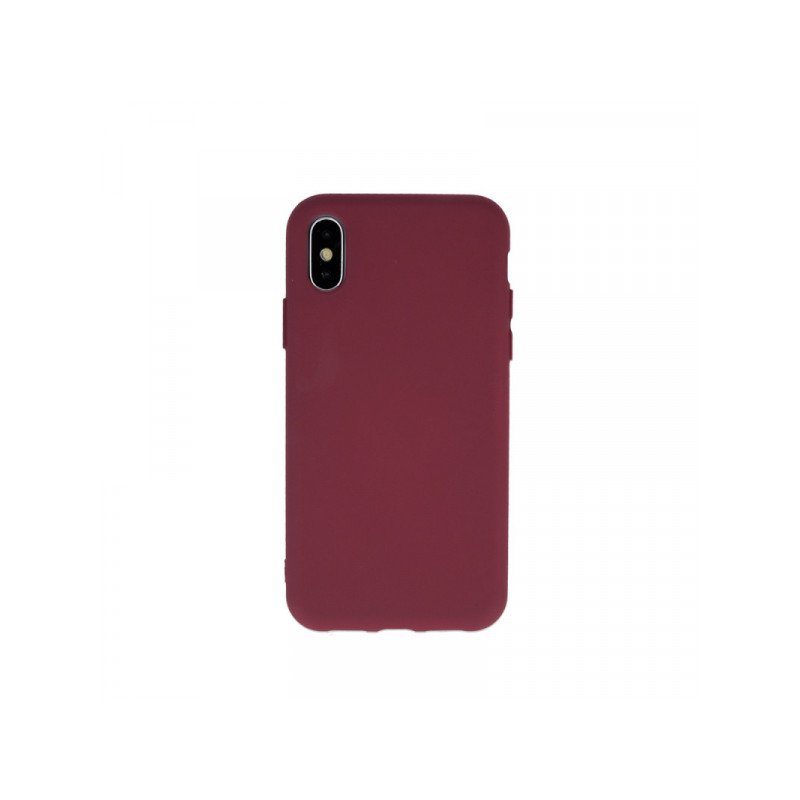 Viedtālruņa aizmugurējais vāciņš Samsung Galaxy M31 Silicon Burgundy