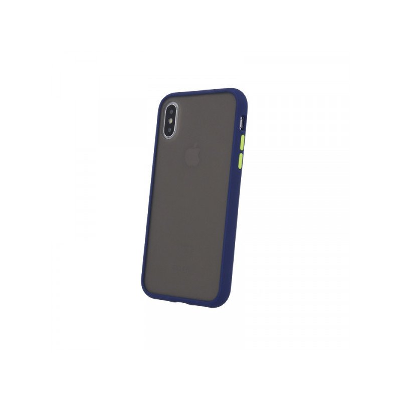 Viedtālruņa aizmugurējais vāciņš Samsung Galaxy A42 5G Colored Buttons Blue, Transparent