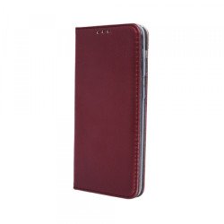 Viedtālruņa atveramais maciņš Samsung Galaxy S22 Smart Magnetic Burgundy