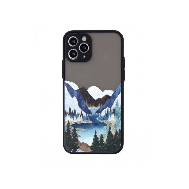 Viedtālruņa aizmugurējais vāciņš Apple iPhone 6/6S Ultra Trendy Landscape 2 Transparent, With Design