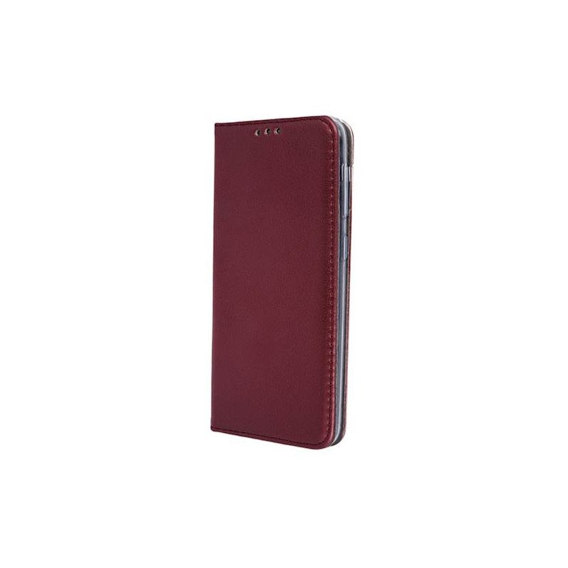 Viedtālruņa atveramais maciņš Xiaomi Redmi Note 11T 5G Smart Magnetic Burgundy